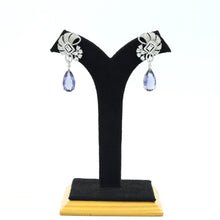 Silver Polish Zircon/AD Earring 6694-69