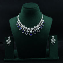 Manish Malhotra Inspired Round Neck Zircon/AD Necklace Set 11894-69