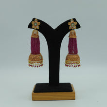 Ruby Zircon/AD Earring
