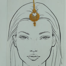 Gold Maang Tikka 5300-9365