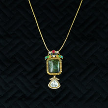 Sabyasachi Inspired Moissanite Kundan Pendant Set 11857-87