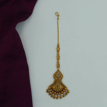 Antique Gold Finish Maang Tikka 10543-6190