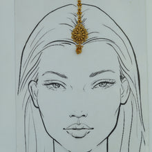 Gold Maang Tikka 5321-9386
