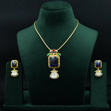 Sabyasachi Inspired Moissanite Kundan Pendant Set 11857-87
