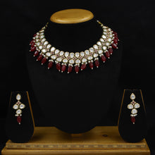 Round Neck Kundan Necklace Set 10123-4