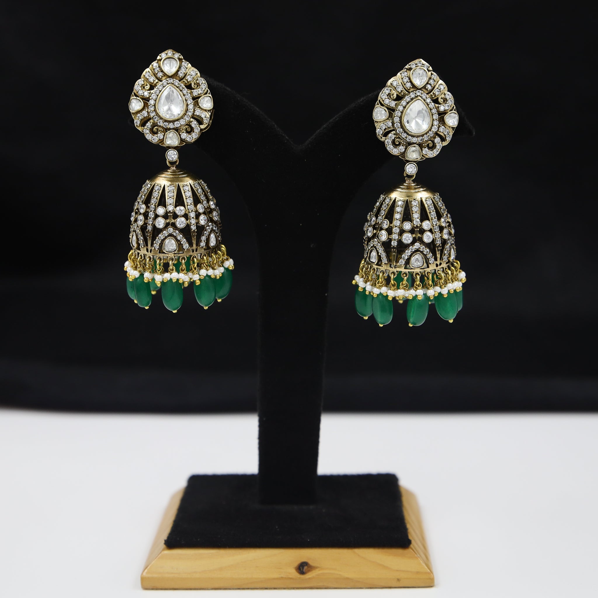 Jhumki Kundan Earring 10635-68