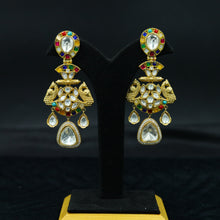 Sabyasachi Inspired Moissanite Danglers Kundan Earring 11878-87