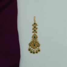 Antique Gold Polish Maang Tikka 3805-28