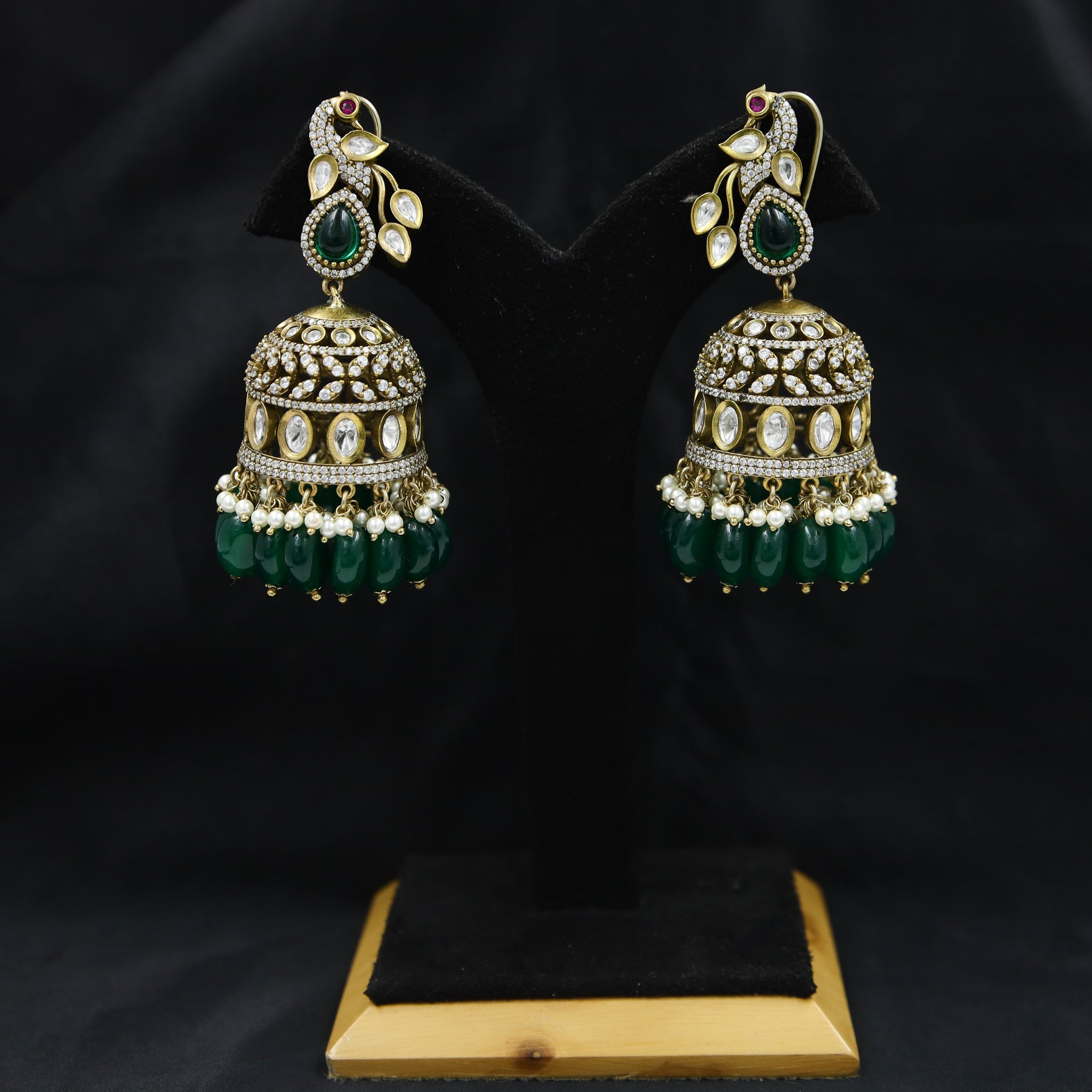Jhumki Kundan Earring 10690-69