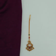 Ruby Green Maang Tikka 1911-5976