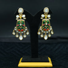 Sabyasachi Inspired Moissanite Danglers Kundan Earring 11873-87