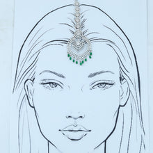 Zircon/AD Maang Tikka 13046-34