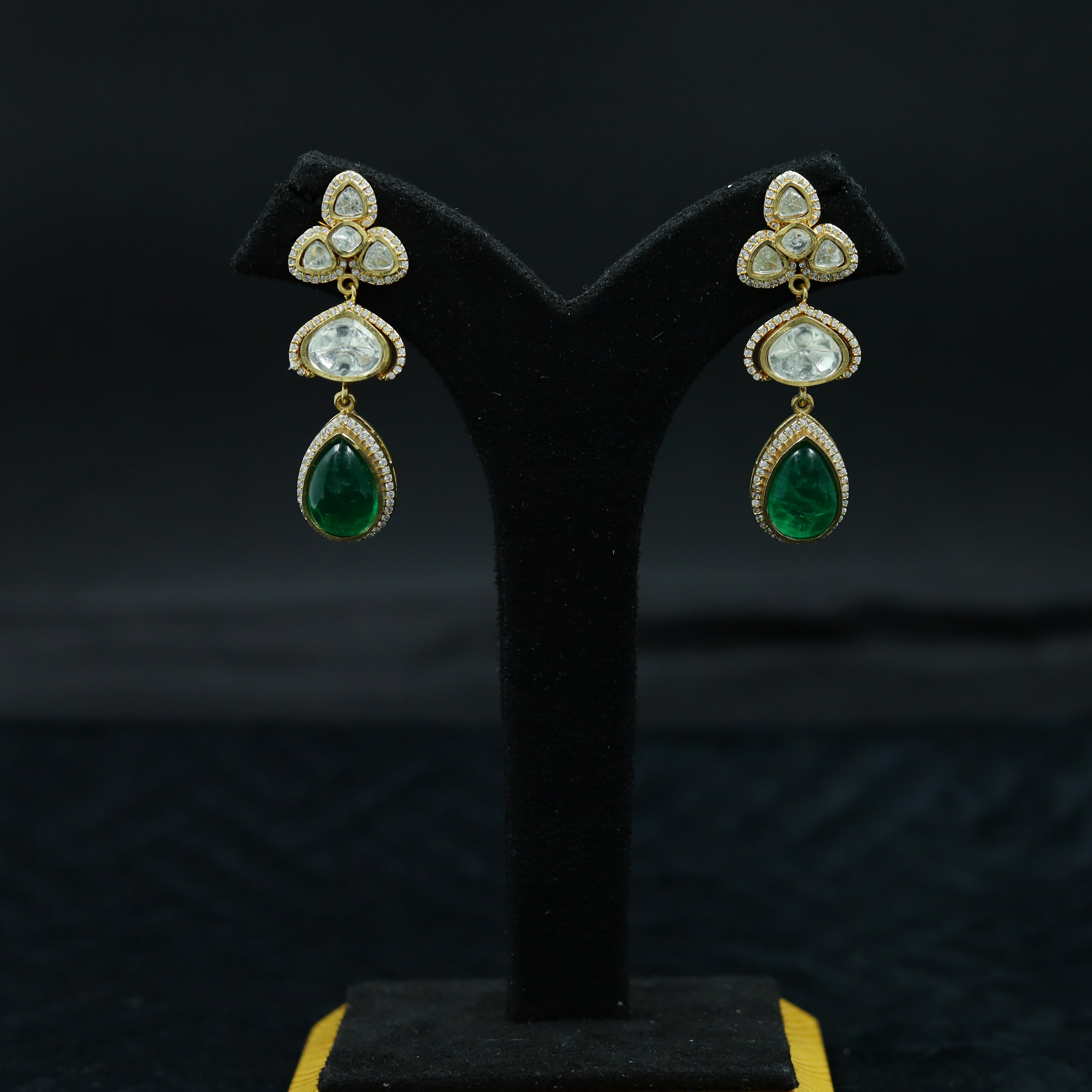 Buy Sabyasachi Kundan Polki Jadau Chandbali Jhumka Earrings,sabyasachi  Jewelry,kundan Earrings,polki Earrings,jadau Jhumka,kundan Jewelry,bridal  Online in India - Etsy