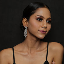 Danglers Zircon/AD Earring 7390-34 - Dazzles Jewellery