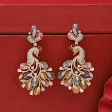 Rose Gold Polish Zircon/AD Earring 6737-69