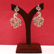 Rose Gold Polish Zircon/AD Earring 6737-69