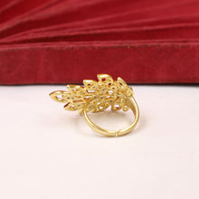 Gold Zircon/AD Ring 1517-5582