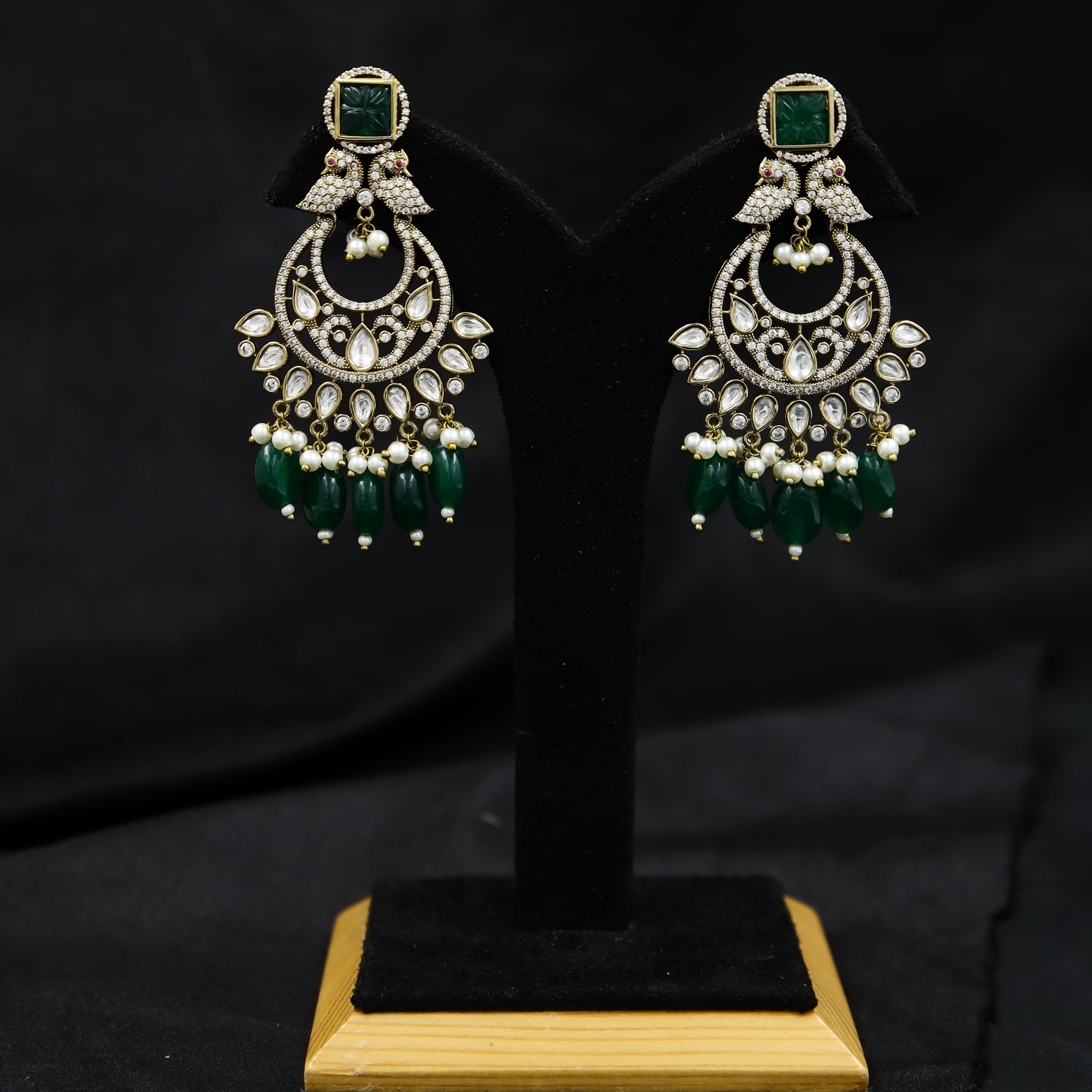 Chandbali Kundan Earring 10104-4
