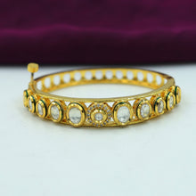 White Kundan Bracelet 7527-0990
