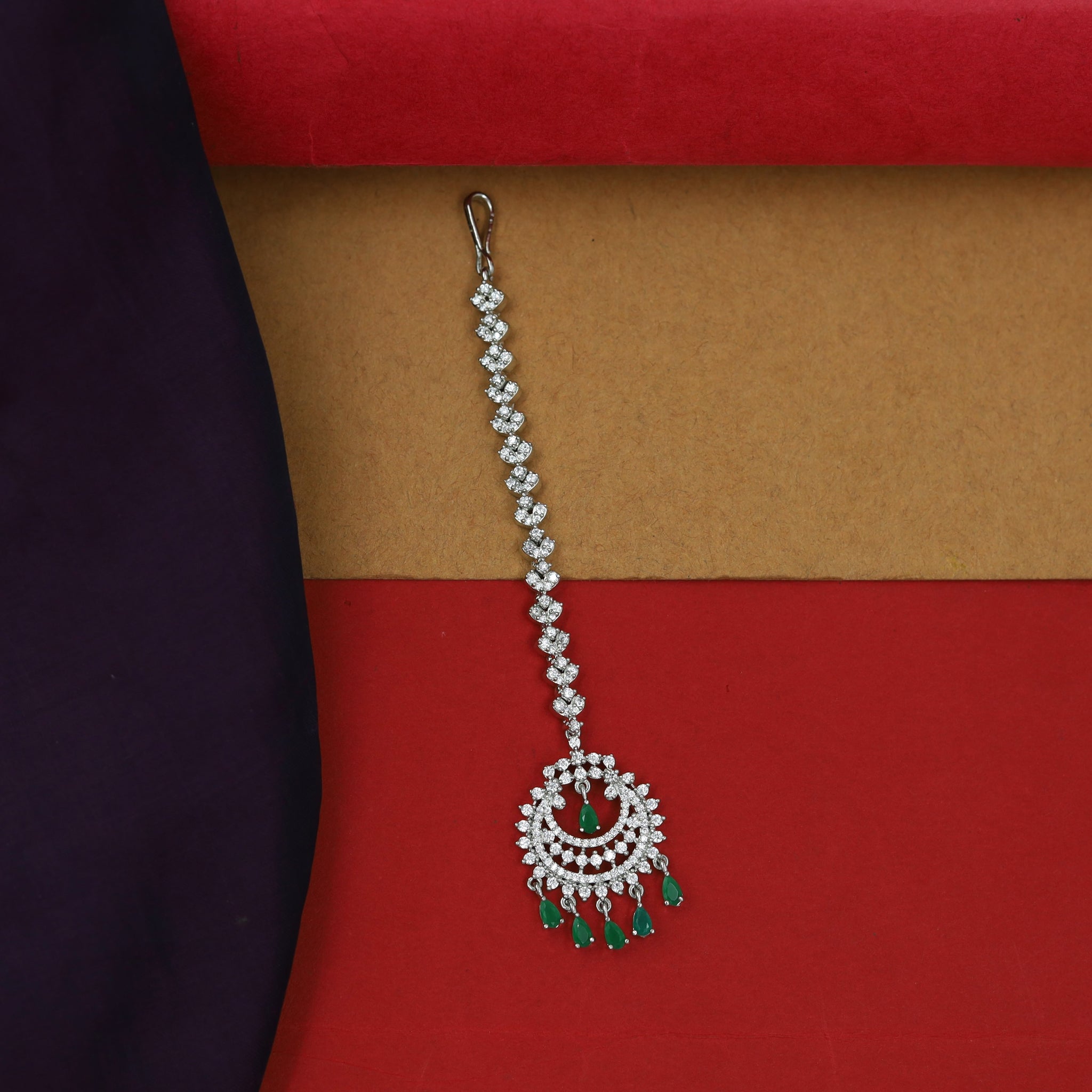 Zircon/AD Maang Tikka 10636-68