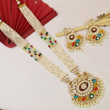 Heavy Kundan Pendant Set 5497-34