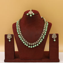 Mint Green Antique Necklace Set