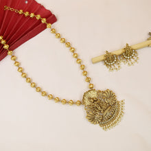 Long Neck Temple Necklace Set 6384-28