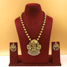 Long Neck Temple Necklace Set 6384-28