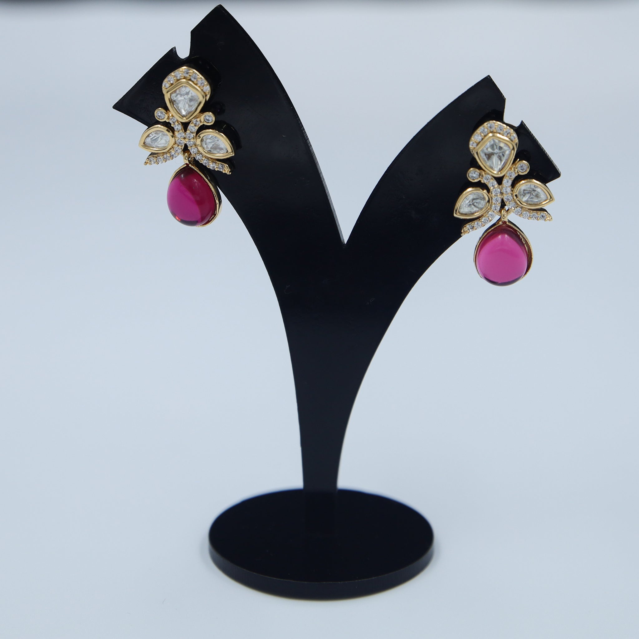 Tops/Studs Kundan Earring 10628-68