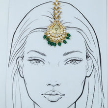 Meenakari Kundan Maang Tikka 12034-69