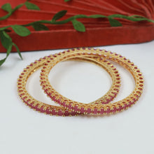 Pack of 2 Zircon/AD Bangles 3401-08