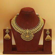 Champagne Temple Necklace Set 7375-0822