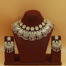 Round Neck Kundan Necklace Set 12202-28