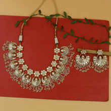 Round Neck Kundan Necklace Set 12202-28