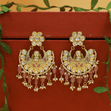 Round Neck Kundan Necklace Set 12202-28