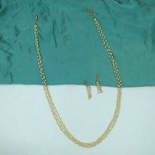 3 Line Pearl Necklace Set 17349-31