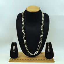 3 Line Pearl Necklace Set 17349-31
