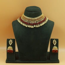 Choker Kundan Necklace Set 10162-28