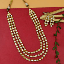 Round Neck Kundan Necklace Set 6371-28