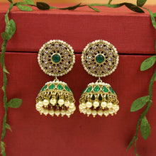 Green Antique Earrings