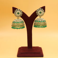 Green Antique Earrings