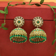 Green Antique Earrings