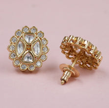 Tops/Studs Kundan Earring 10071-4