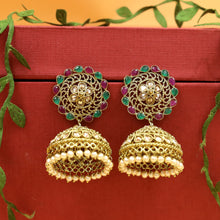 Jhumki Antique Earring 9221-100