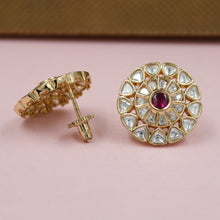Tops/Studs Kundan Earring 10089-4