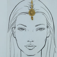 Gold Maang Tikka 5313-9378