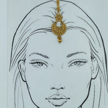 Gold Maang Tikka 5314-9379