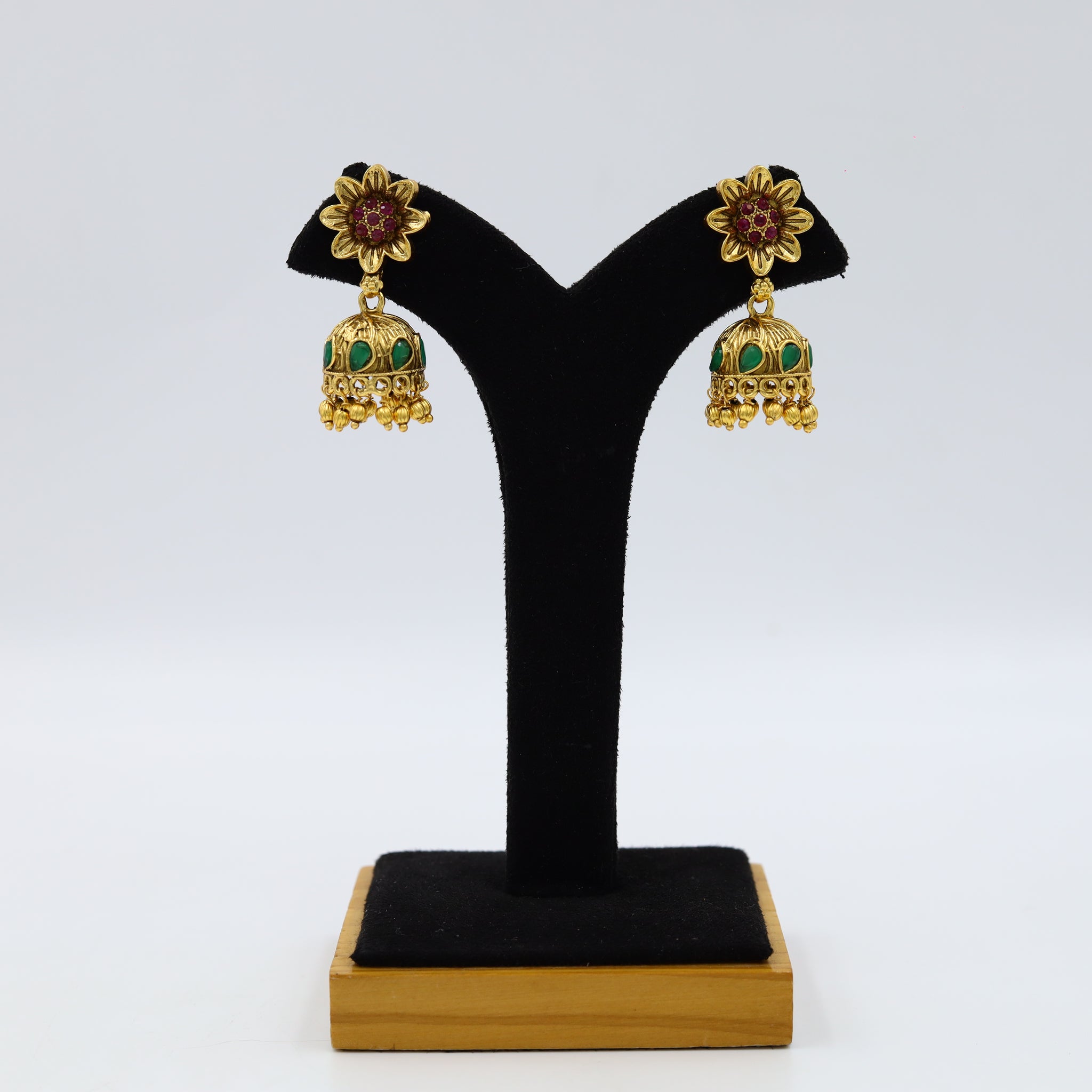 Round Neck Temple Necklace Set 7091-1