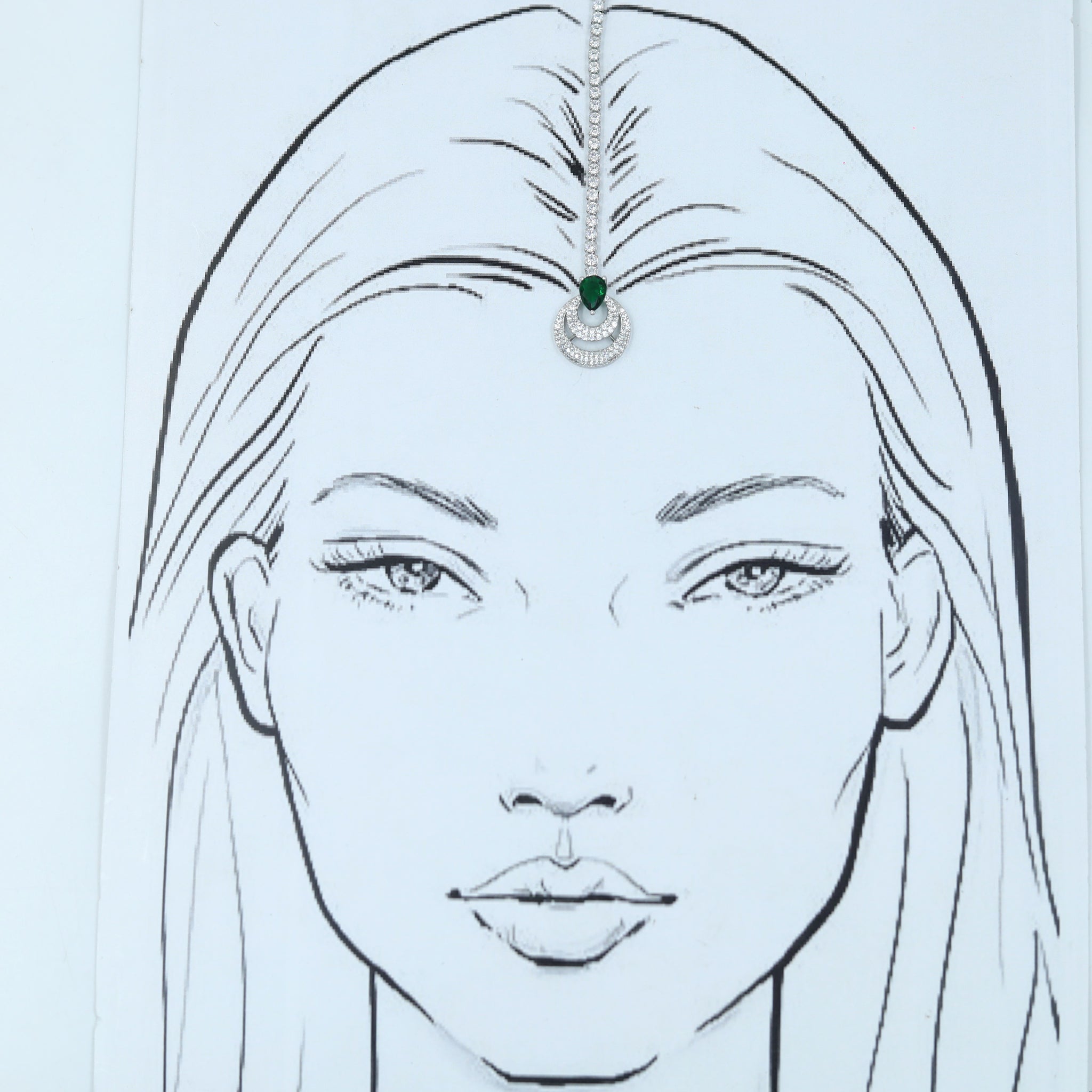 Zircon/AD Maang Tikka 10524-28