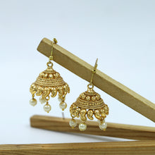 Jhumki Gold Look Earring 9554-100